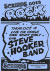 The Steve Hooker Band - Live at Scamps - 04.10.79 - Poster