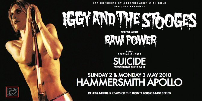Iggy and The Stooges performing Raw Power + Suicide Performing Their First LP - Hammersmith Apollo, Sunday May 2nd, 2010