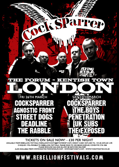 Rebellion London - Friday March 26th + Saturday March 27th, 2010