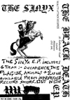 The Sinyx - The Black Death EP - Promo Flyer - 1981