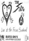 Eratics : Sinyx - Live at Focus - 09.03.81 + 20.06.81 (Blot Recordings, TCLSD 004) - Cassette Sleeve