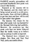 The Damned & The Adverts at The Queens - Evening Echo - 13.06.77 