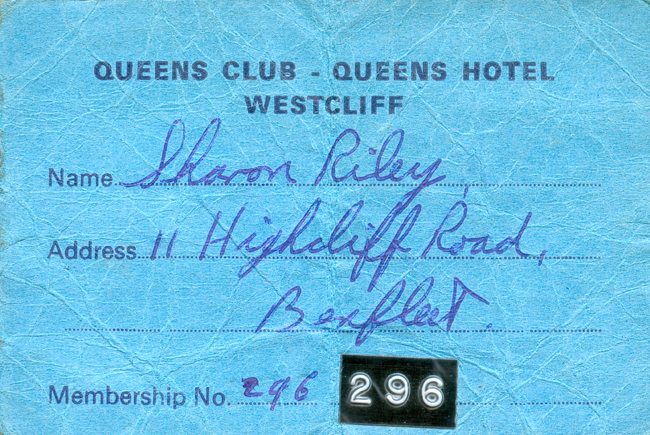 Queens Club at The Queens Hotel - Membership Card