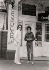 Martin and Rob - Outside The Queens Hotel - Circa 1974