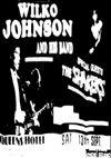 Wilko Johnson + The Shakers - Live at The Queens Hotel - 1980's - Poster