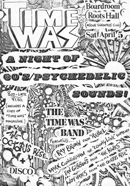 Time Was Party - At Shrimpers - Poster