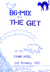The Get - Live at The Grand Hotel - 21.02.82 - Poster