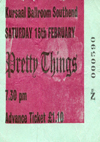 The Pretty Things - Live at The Kursaal Ballroom - 15.02.75 - Ticket