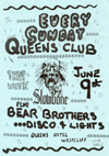 Slowbone - Live at The Queens Hotel - 09.06.74 - Flyer