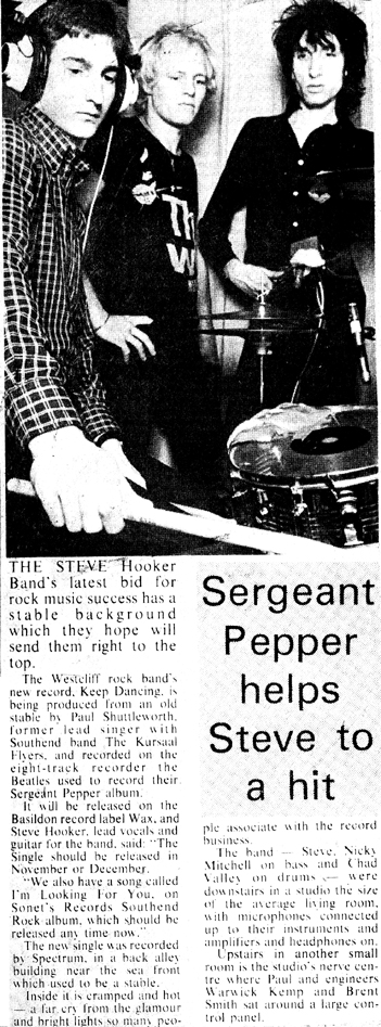 Sergeant Pepper Helps Steve to a hit - Echo - 03.10.79