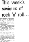 This Weeks Saviours of Rock and Roll - Echo - 01.03.79