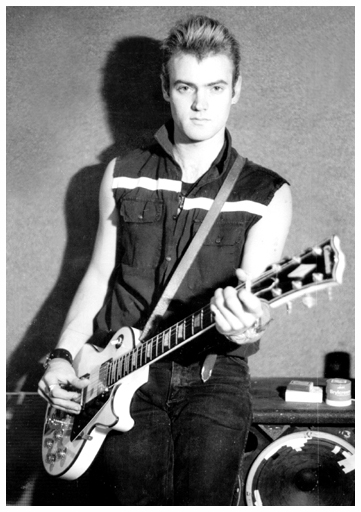 Dave Crix of The Burning Idols