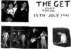 The Get - Live at Focus - 13.07.81 - Poster