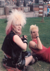 Gill Oliver and Ham circa 1983