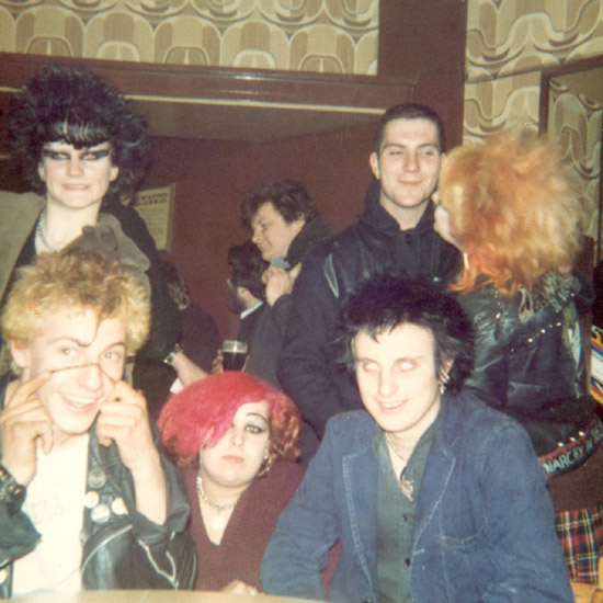 Dawn, Adam (Damage), Jo, Mark, Paul & Friend