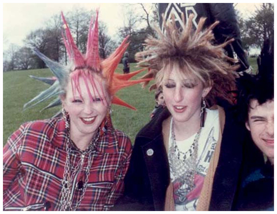 Kerry, Janet and Johnny at The Anarchist Picnic, London - May 5th 1985