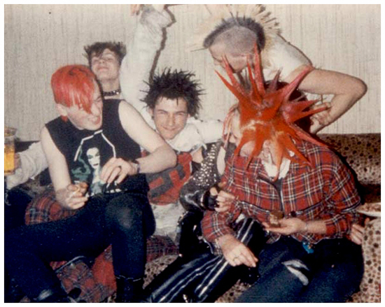 Weeble, Phil, Johnny, Gary and Kerry - May 1984