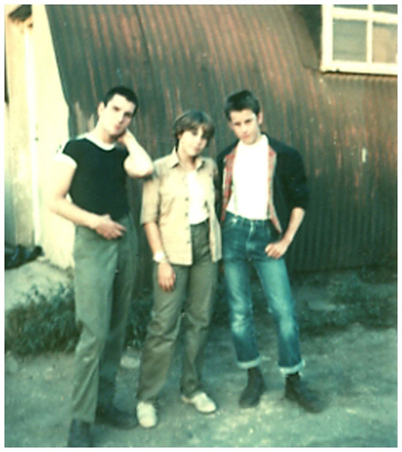 Paul Langwith, Friend Michelle and Dave Coltman - 1978