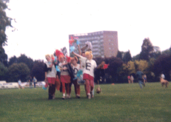 Thee Armless Teddies Cheerleaders 