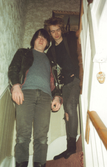 Weeble & Pigeon at Wayne's Mum's house - early '90's