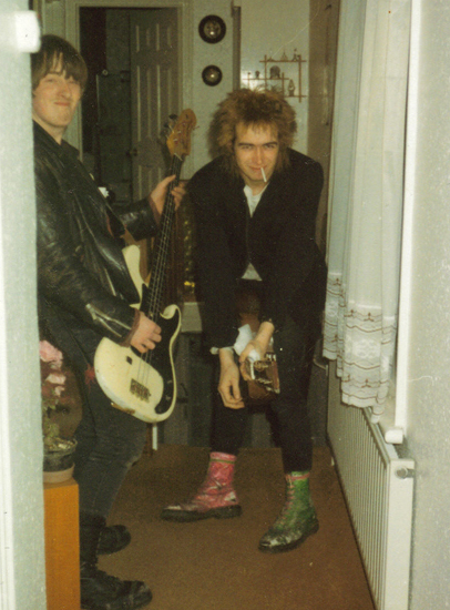 Weeble & Pigeon at Wayne's Mum's house - early 90s