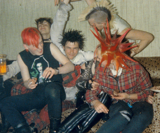 Weeble, Phil, Johnny, Gary & Kerry - Park Road - 1984