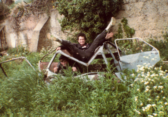 Weeble & Pigeon in Southchurch Road waste ground (circa '82 / '83)