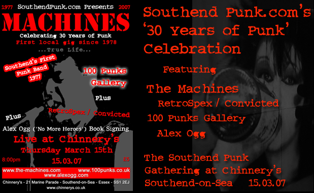 SouthendPunk.com's Celebration of 30 Years of Punk - 15.03.07