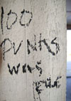 '100 Punks was 'Ere' - Photograph by China Doll