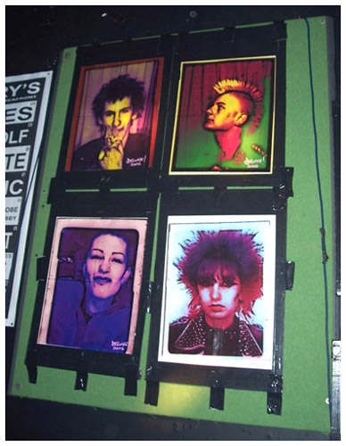 'I00 Punks' at Southend Punk's Celebrations at Chinnery's - Photograph by Noisy! Sophia