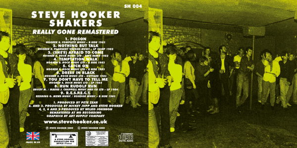 Steve Hooker - 'Shakers Really Gone Remastered' - CD
