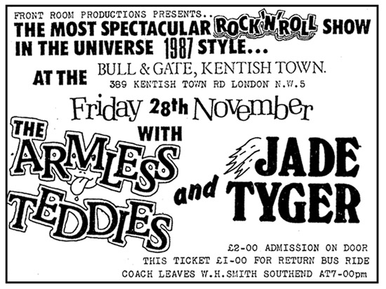 Live at The Bull & Gate, Kentish Town, London - Advert