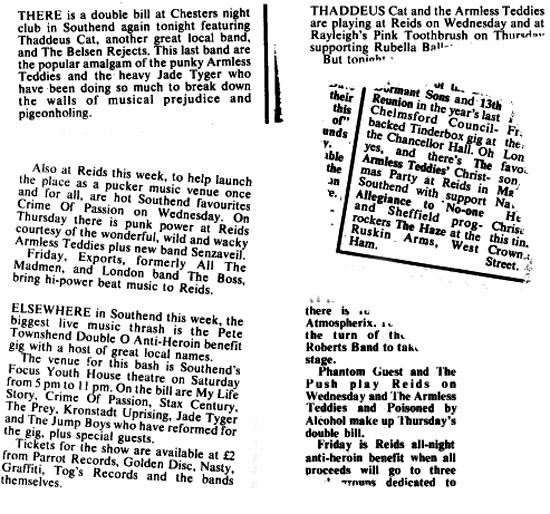 Miscellaneous Newspaper Clippings