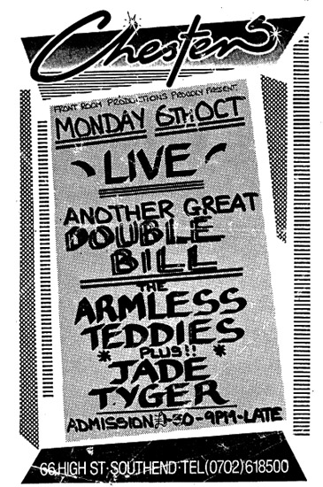 Live at Chesters - Flyer