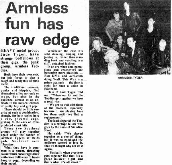 Evening Echo Newspaper Clipping