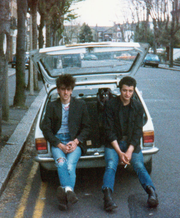 Filf & Paul of The Kronstadt Uprising outside The Railway