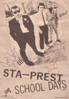 Sta-Prest - 'School Days' - Promo Flyer - Autographed