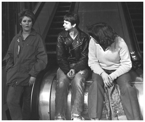 The Vandals - Alf, Sue and Kim - Photograph by Mark Saunders