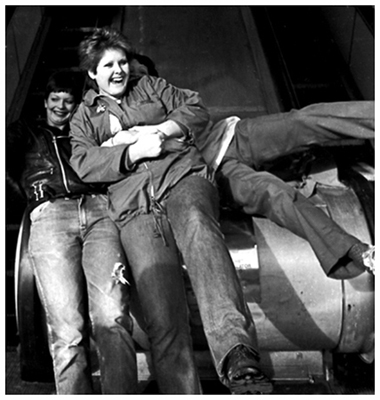The Vandals - Sue, Alf and Kim - Photograph by Mark Saunders