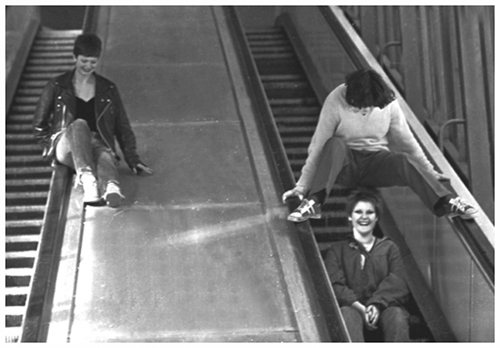 The Vandals - Sue, Kim and Alf - Photograph by Mark Saunders