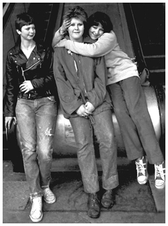 The Vandals - Sue, Alf and Kim - Photograph by Mark Saunders
