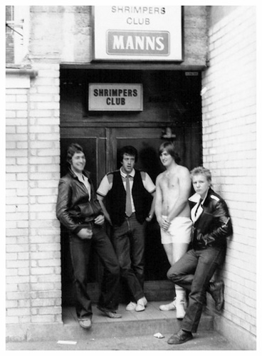 The Vicars - The final line-up (from l-r:) Alan Bell - Lead Guitar, Kirk Matthews - Bass Guitar and Lead Vocals, Doug Gibbings - Drums, Mark Salkeld - Rhythm Guitar and Backing Vocals